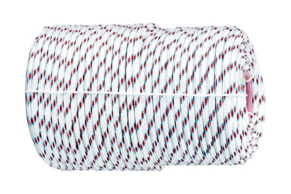 Фал плетёный  6мм (трос цветной) с сердечником Сибртех 93965, (пог.м)